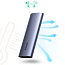 Корпус для SSD M.2 диска Type-C 3.1 Gen 2 (10 Gbps) Ugreen CM400 серый