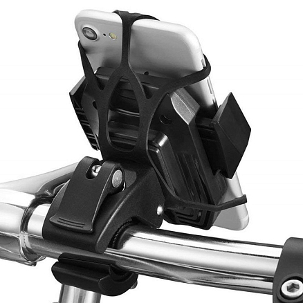 Велосипедный держатель для телефона до 6.5 дюйма на руль Spigen SGP A251 черный