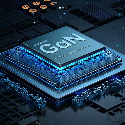 Зарядное устройство сетевое с USB и Type-C входами 33W GaN McDodo CH-0155 (быстрая зарядка PD, QC) фиолетовое