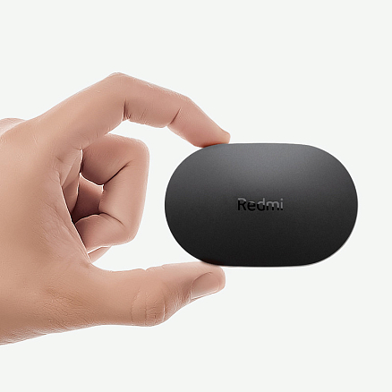 Наушники TWS беспроводные Bluetooth Xiaomi Redmi Buds Essential вакуумные с микрофоном черные