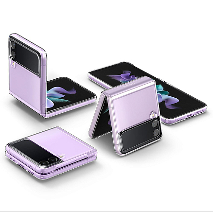 Чехол для Samsung Galaxy Z Flip 3 пластиковый ультратонкий Spigen Air Skin прозрачный