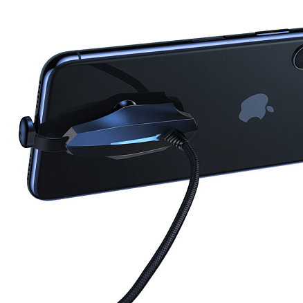 Кабель USB - Lightning для зарядки iPhone 1,2 м 2.4А игровой плетеный Baseus Colorful черный