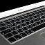 Накладка на клавиатуру защитная для Apple MacBook Air 13 A1466, A1369, Pro 13 A1278, Pro 15 A1260, A1226, A1211 EU (русские буквы) черная