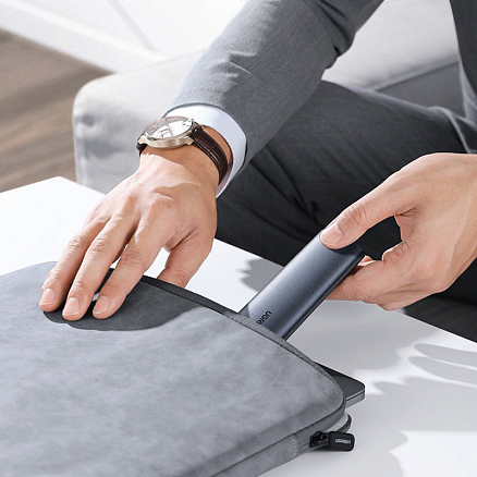 Корпус для SSD M.2 диска Type-C 3.1 Gen 2 (10 Gbps) Ugreen CM400 серый