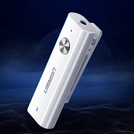 Bluetooth аудио адаптер (ресивер) разъем 3,5 мм aptX Ugreen CM110 с громкой связью