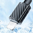 Кабель USB - Lightning для зарядки iPhone 1,2 м 3A 12W плетеный McDodo CA-3640 черный