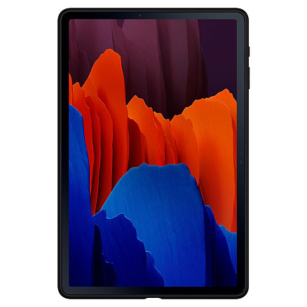 Чехол для Samsung Galaxy Tab S7 Plus 12.4 T970, T976, S8 Plus 12.4 гибридный для экстремальной защиты Spigen Tough Armor Tech черный