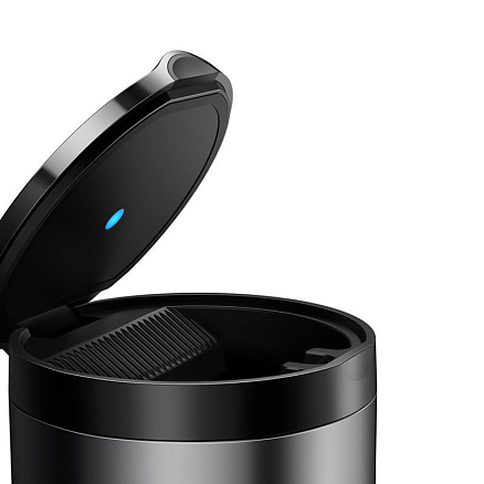 Пепельница в автомобиль с подсветкой Baseus Premium серая