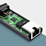Переходник Type-C - Gigabit Ethernet длина 10 см Ugreen CM199 серый
