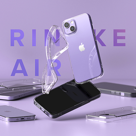 Чехол для iPhone 13 mini гелевый ультратонкий Ringke Air прозрачный