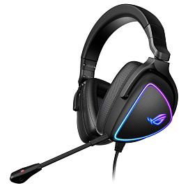 Наушники Asus ROG Delta S полноразмерные с микрофоном игровые черные