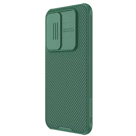Чехол для Samsung Galaxy S23 FE гибридный Nillkin CamShield Pro зеленый