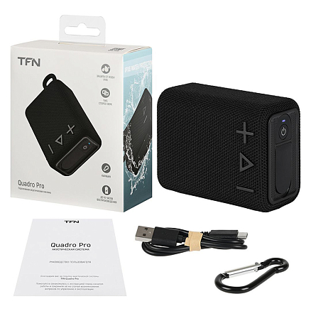 Портативная колонка TFN Quadro Pro черная