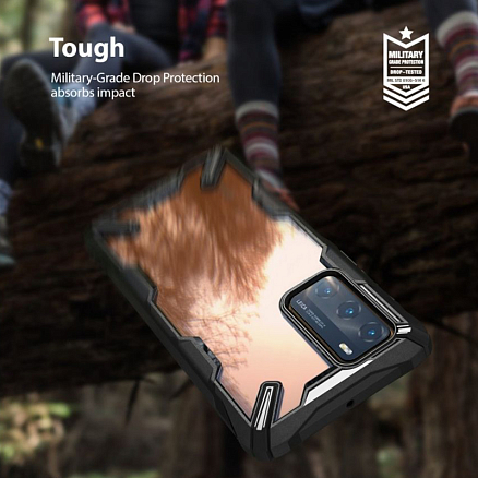 Чехол для Huawei P40 гибридный Ringke Fusion X черный