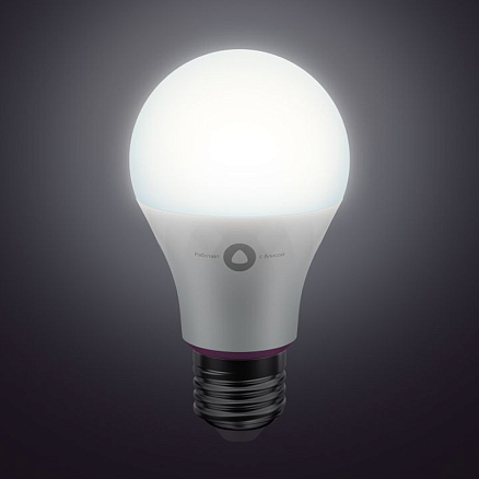 Умная лампочка светодиодная Яндекс Алиса YNDX-00501 белая