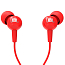 Наушники JBL C100SI вакуумные с микрофоном красные