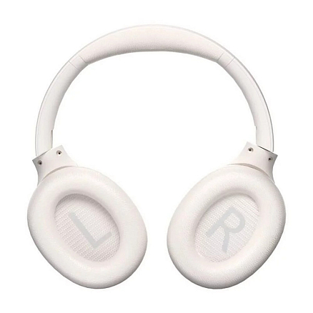 Наушники беспроводные Bluetooth QCY H3 Lite накладные с микрофоном и активным шумоподавлением белые