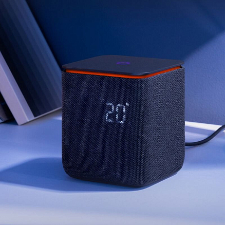 Умная колонка Яндекс Станция Миди (черный)