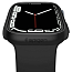 Чехол для Apple Watch 45 мм пластиковый тонкий Spigen Thin Fit черный
