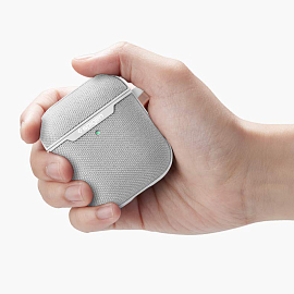 Чехол для наушников AirPods, AirPods 2 для полной защиты Spigen SGP Urban Fit серый