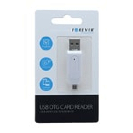 Переходник MicroUSB - USB хост OTG с SD, MicroSD картридером Forever без провода