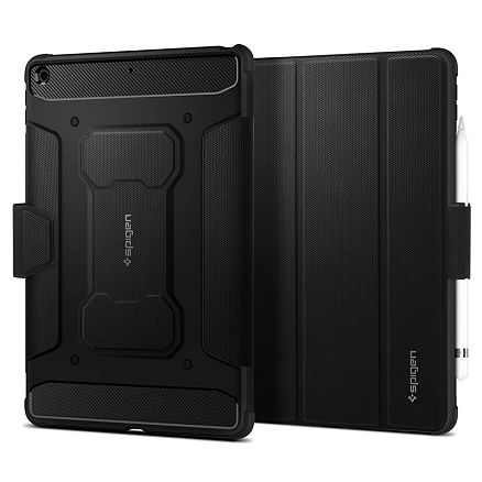 Чехол для iPad 10.2, 10.2 2020 гелевый Spigen SGP Rugged Armor Pro черный