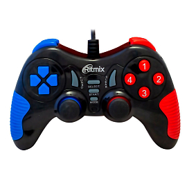 Джойстик (геймпад) проводной для телефона или ПК Ritmix GP-013 черный