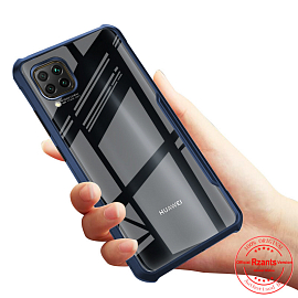 Чехол для Huawei P40 Lite гибридный Rzants Eagle Eye синий