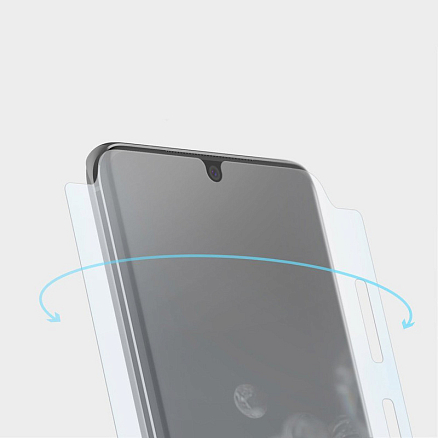 Пленка защитная Samsung Galaxy S20 Ultra на весь экран и торцы Ringke Dual Easy прозрачная 2 шт.