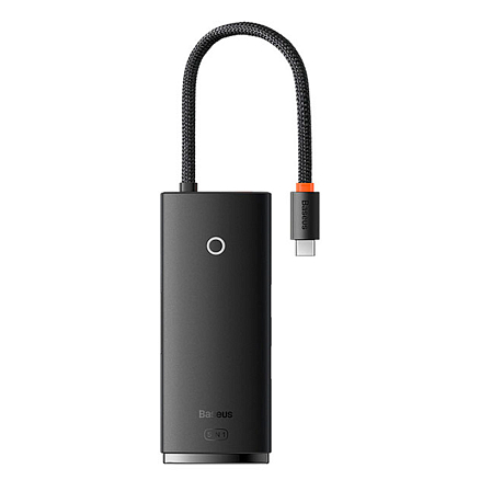 Хаб (разветвитель) Type-C - HDMI, 3 х USB 3.0, Type-C PD Baseus Lite Series черный
