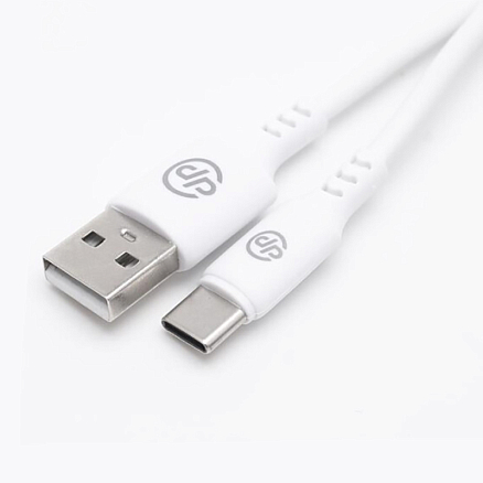 Кабель Type-C - USB для зарядки 1 м 2.4А Digitalpart TC-307 белый