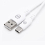 Кабель Type-C - USB для зарядки 1 м 2.4А Digitalpart TC-307 белый