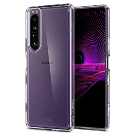 Чехол для Sony Xperia 1 III гибридный Spigen Ultra Hybrid прозрачный