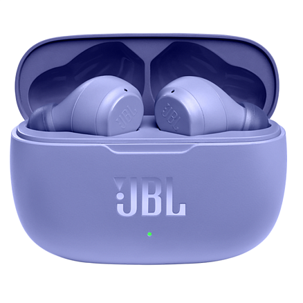 Наушники TWS беспроводные Bluetooth JBL Wave 200 вакуумные с микрофоном фиолетовые