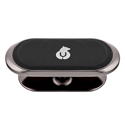 Держатель автомобильный на приборную панель магнитный uBear Base черный