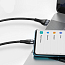 Кабель USB - Lightning, MicroUSB, Type-C 1,2 м 5A 66W плетеный Baseus Flash (быстрая зарядка) черный 