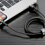 Кабель USB - Lightning для зарядки 0,5 м 2А плетеный Baseus Cafule черный