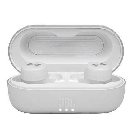Наушники TWS беспроводные JBL UA Streak вакуумные с микрофоном для спорта белые