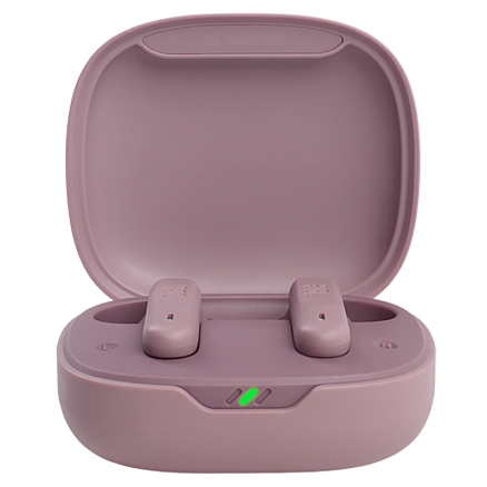 Наушники TWS беспроводные Bluetooth JBL Wave 300 вкладыши с микрофоном розовые