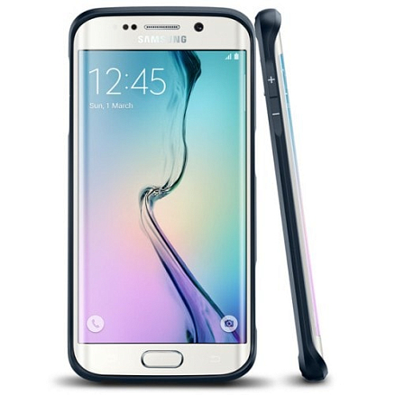 Чехол для Samsung Galaxy S6 гибридный Spigen SGP Ultra Hybrid прозрачно-графитовый