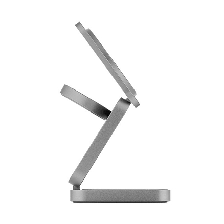 Беспроводная зарядка 3-в-1 MagSafe для iPhone, AppleWatch и AirPods 25W uBear Balance серая