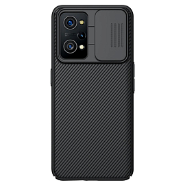 Чехол для Realme GT 25G, Neo 2, Neo 3T гибридный Nillkin CamShield черный