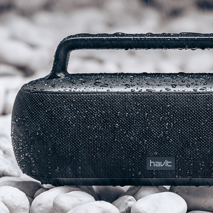Портативная колонка Havit SK816BT с защитой от воды черная