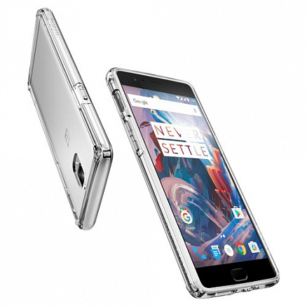 Чехол для OnePlus 3, 3T гибридный Spigen SGP Ultra Hybrid прозрачный