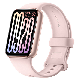 Фитнес-браслет Xiaomi Smart Band 9 Pro M2401B1 (розовый, с розовым силиконовым ремешком, международная версия)