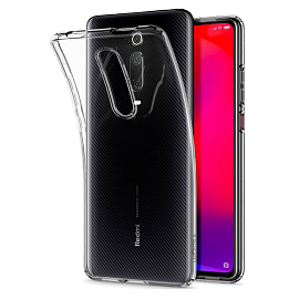 Чехол для Xiaomi Mi 9T, Mi 9T Pro, Redmi K20, Redmi K20 Pro гелевый ультратонкий Spigen SGP Liquid Crystal прозрачный