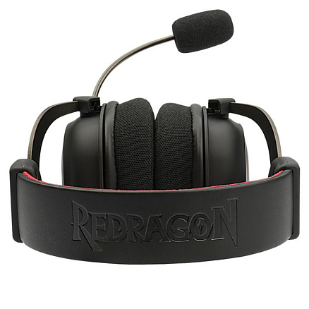 Наушники Redragon Zeus X полноразмерные с микрофоном и RGB подсветкой игровые черно-красные