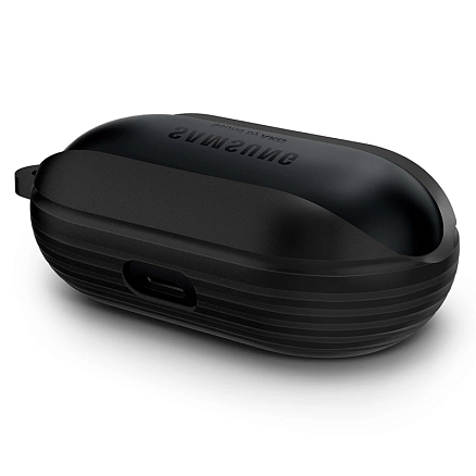 Чехол для наушников Samsung Galaxy Buds, Buds+ гелевый Spigen SGP Liquid Air черный