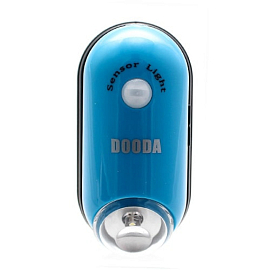 Светильник мини настенный с датчиком движения Dooda голубой