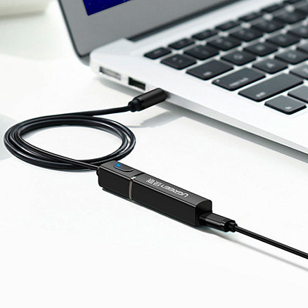 Bluetooth аудио адаптер (трансмиттер) 3,5 мм aptX Ugreen CM107 черный